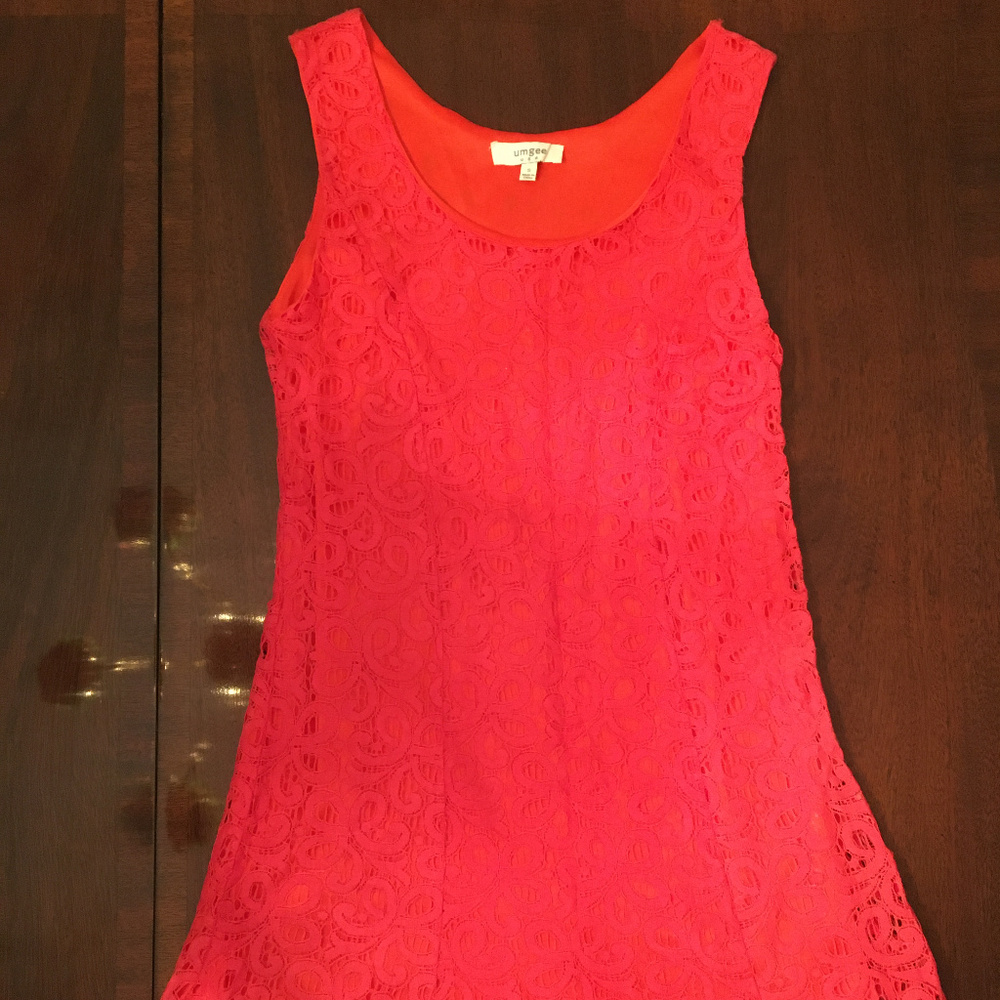 Salmon colored sun dress